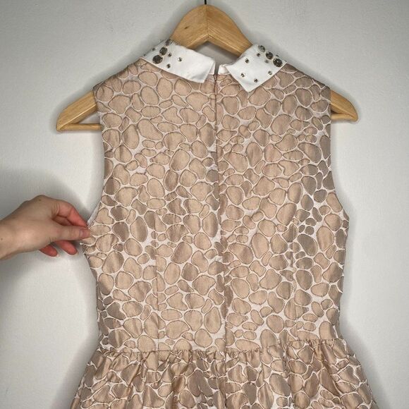 MAX MARA Women's A-Line Collared Pink Mini Dress | Size: M - Picture 9 of 9